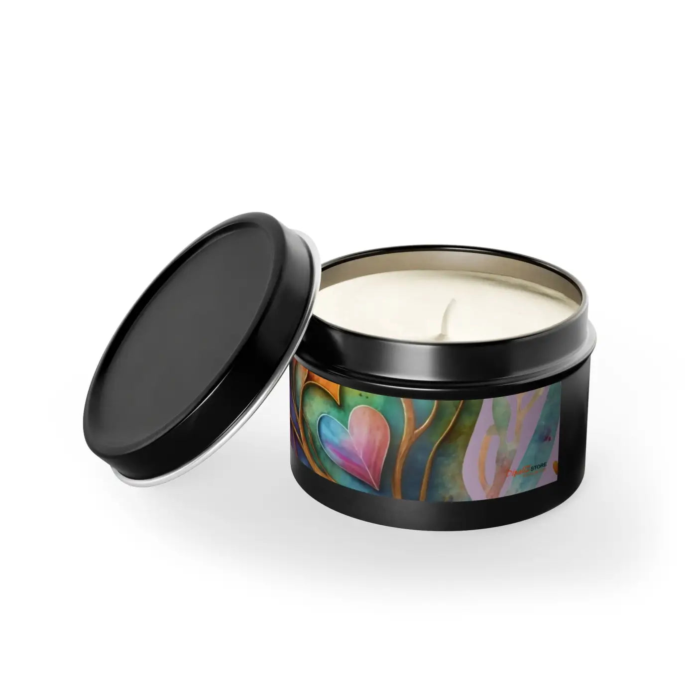 Heart Candle – Eco-friendly Soy Tin - Dipaliz