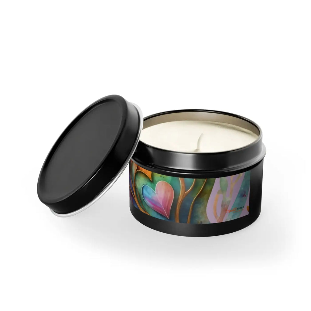 Heart Candle – Eco-friendly Soy Tin - Dipaliz