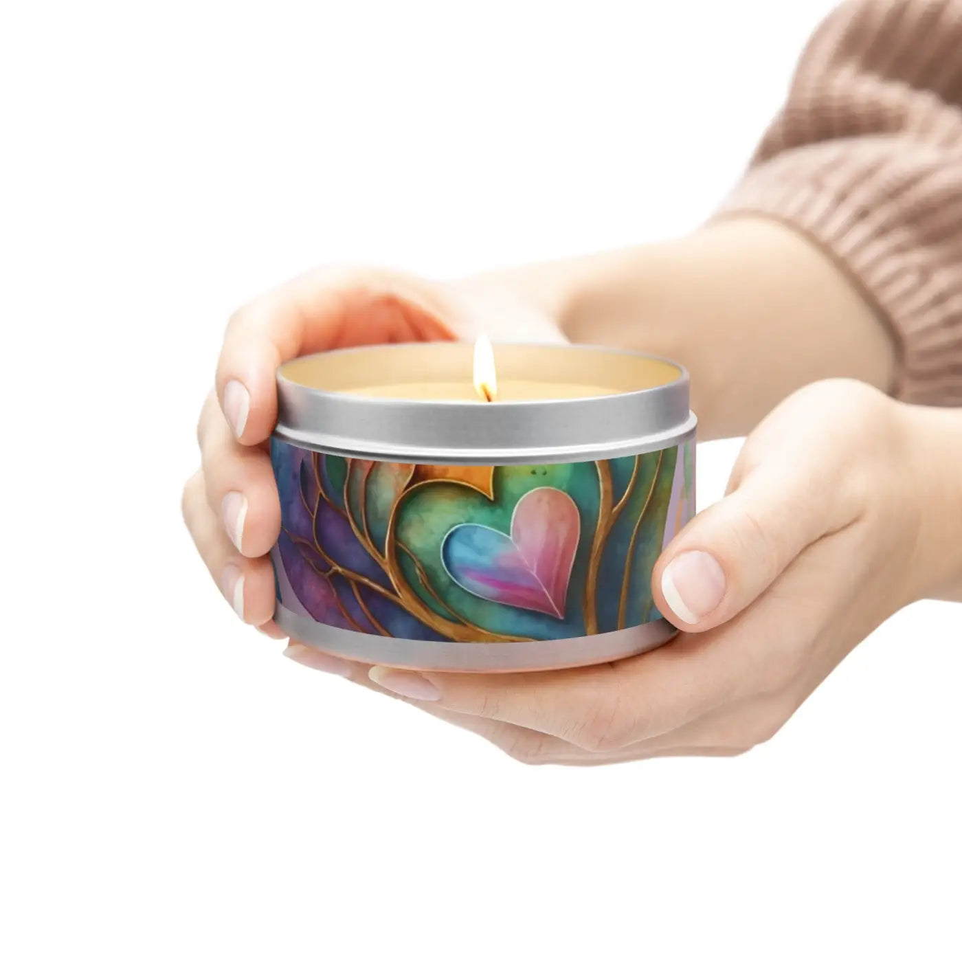 Heart Candle – Eco-friendly Soy Tin - Dipaliz