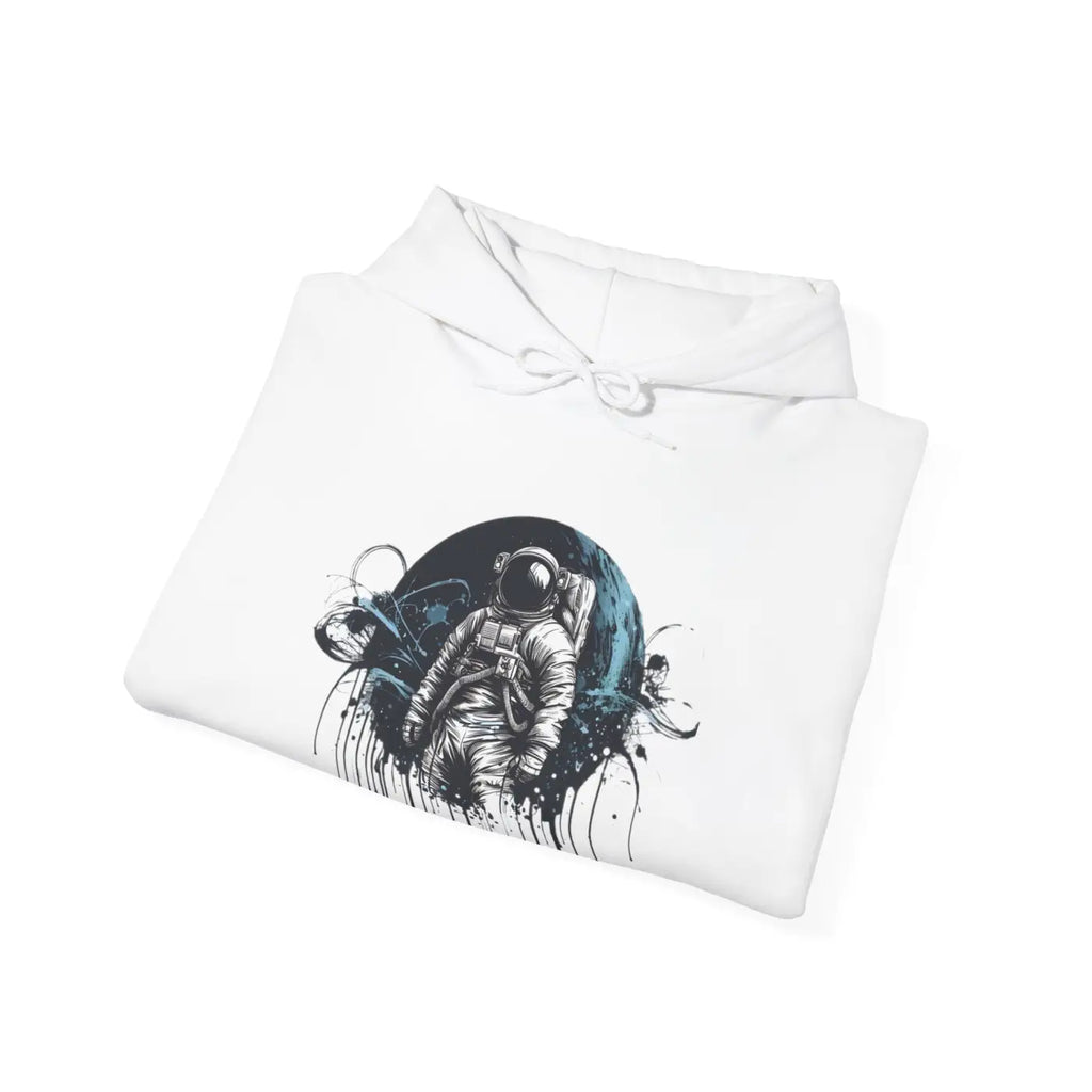 Astronaut in Space Hoodie – Eco-friendly Gift - Dipaliz