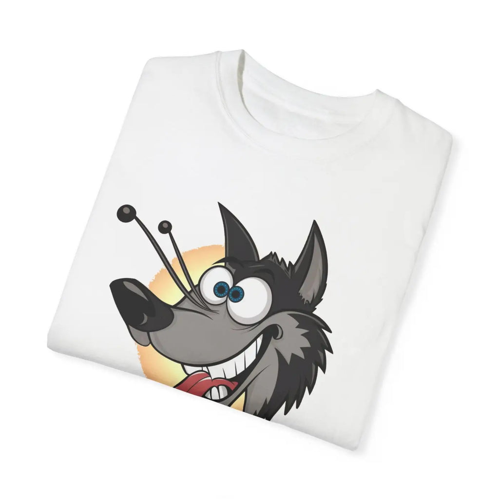 Funny Howlarious Wolf Cotton Tee – Eco-friendly - Dipaliz