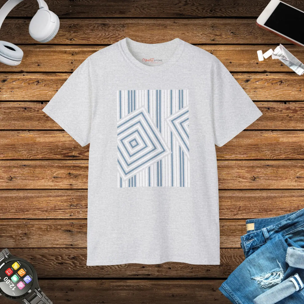 Abstract Lines T-shirt – Eco-friendly Clothing - Dipaliz