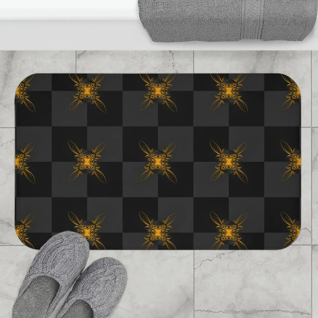 Abstract Pattern Bath Mat – Eco-friendly Gift - Dipaliz