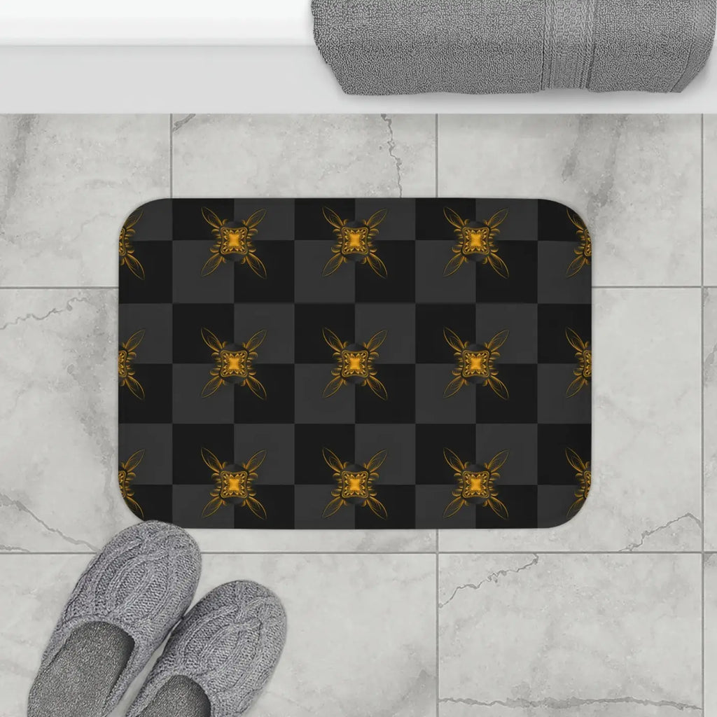 Abstract Pattern Bath Mat – Eco-friendly Gift - Dipaliz