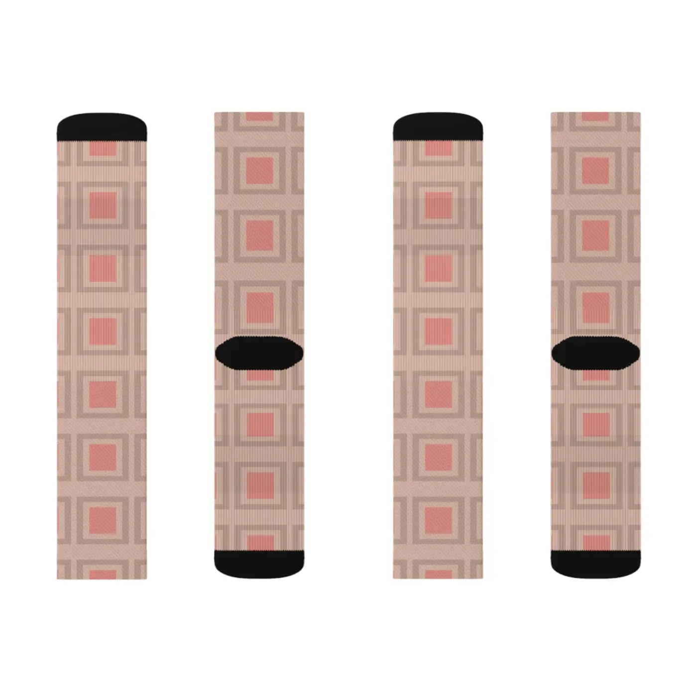 Abstract Pattern Sublimation Socks – Eco-friendly - Dipaliz