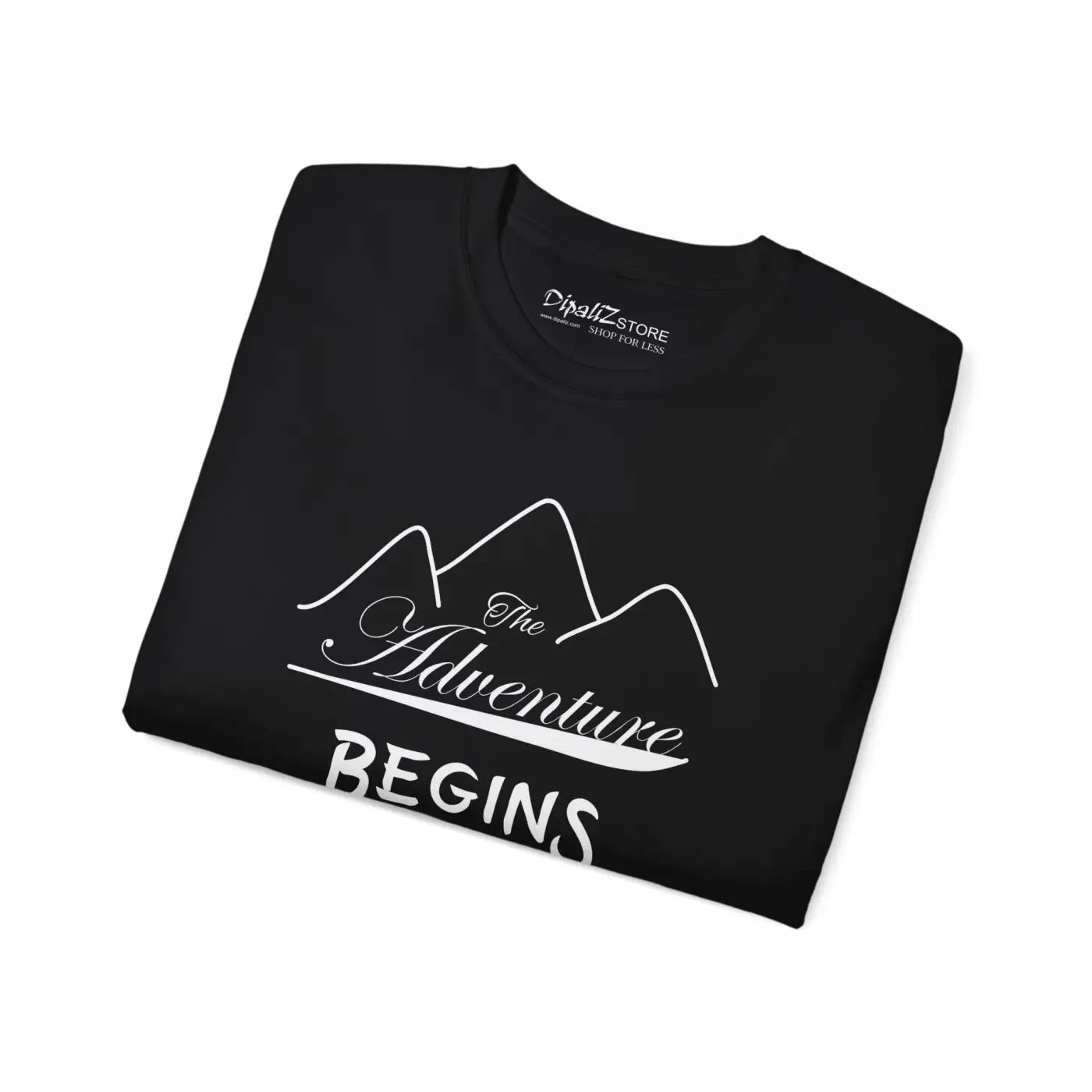 The Adventure Begins T-shirt – Eco-friendly - Dipaliz