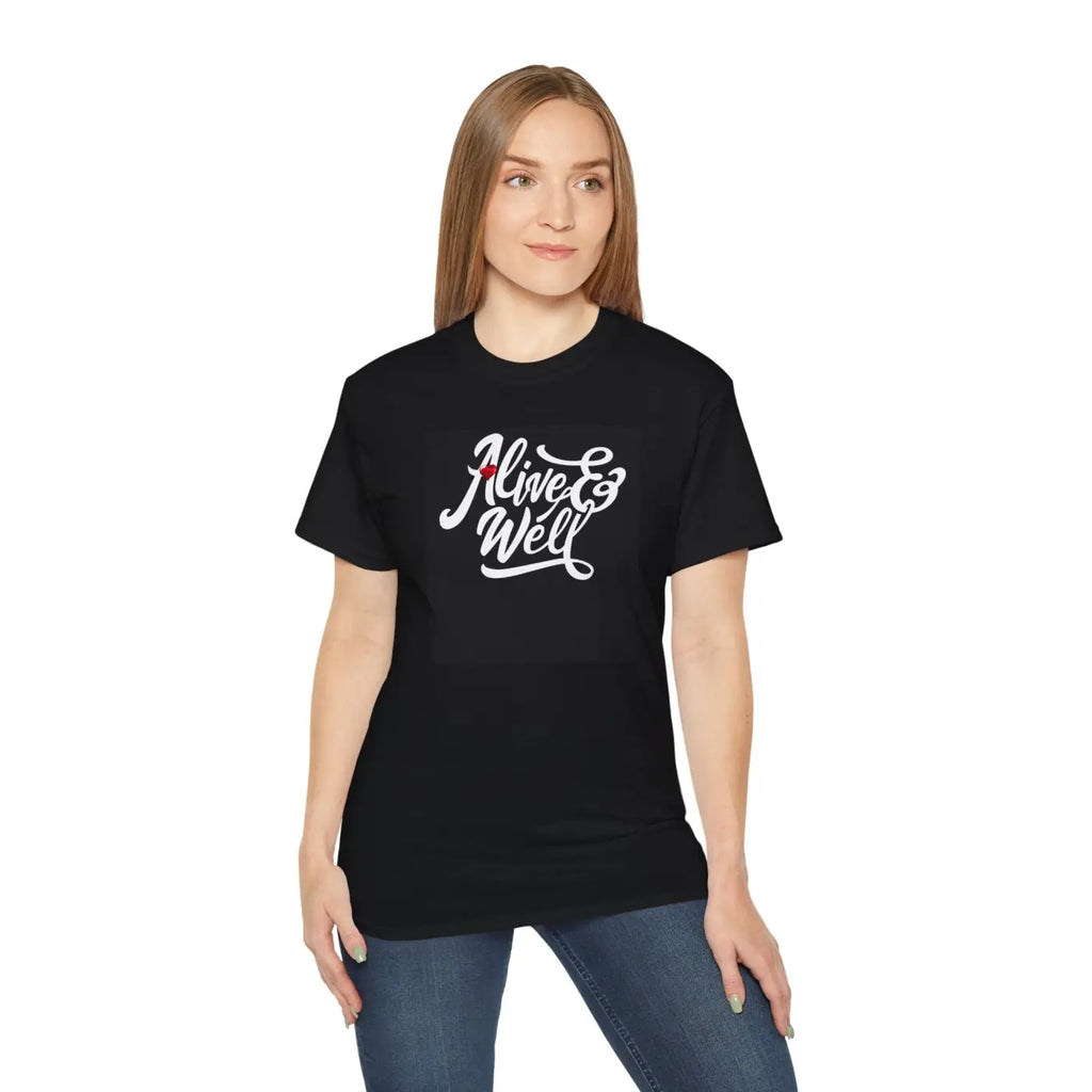 Alive and Well T-shirt – Eco-friendly Clothing - Dipaliz