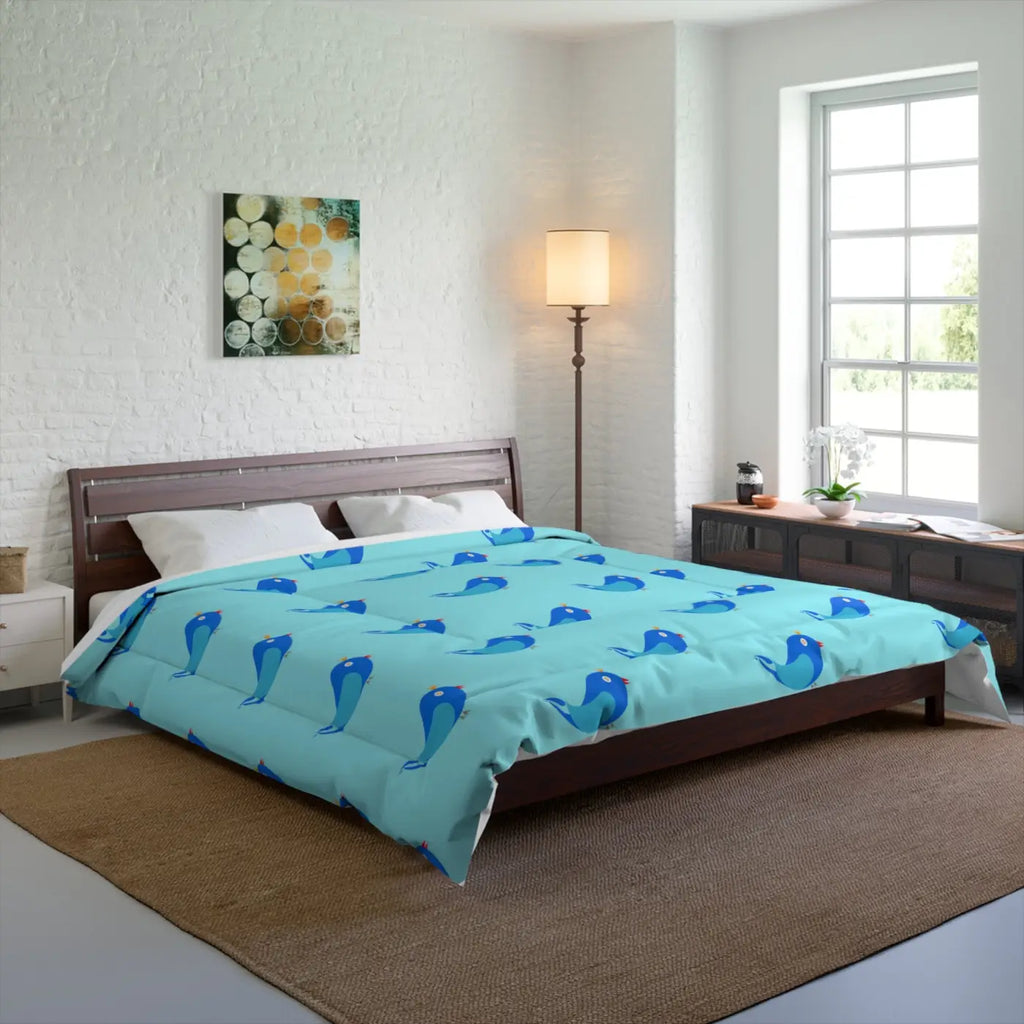 Blue Birds Quilt – Eco-friendly Women’s Clothing - Dipaliz
