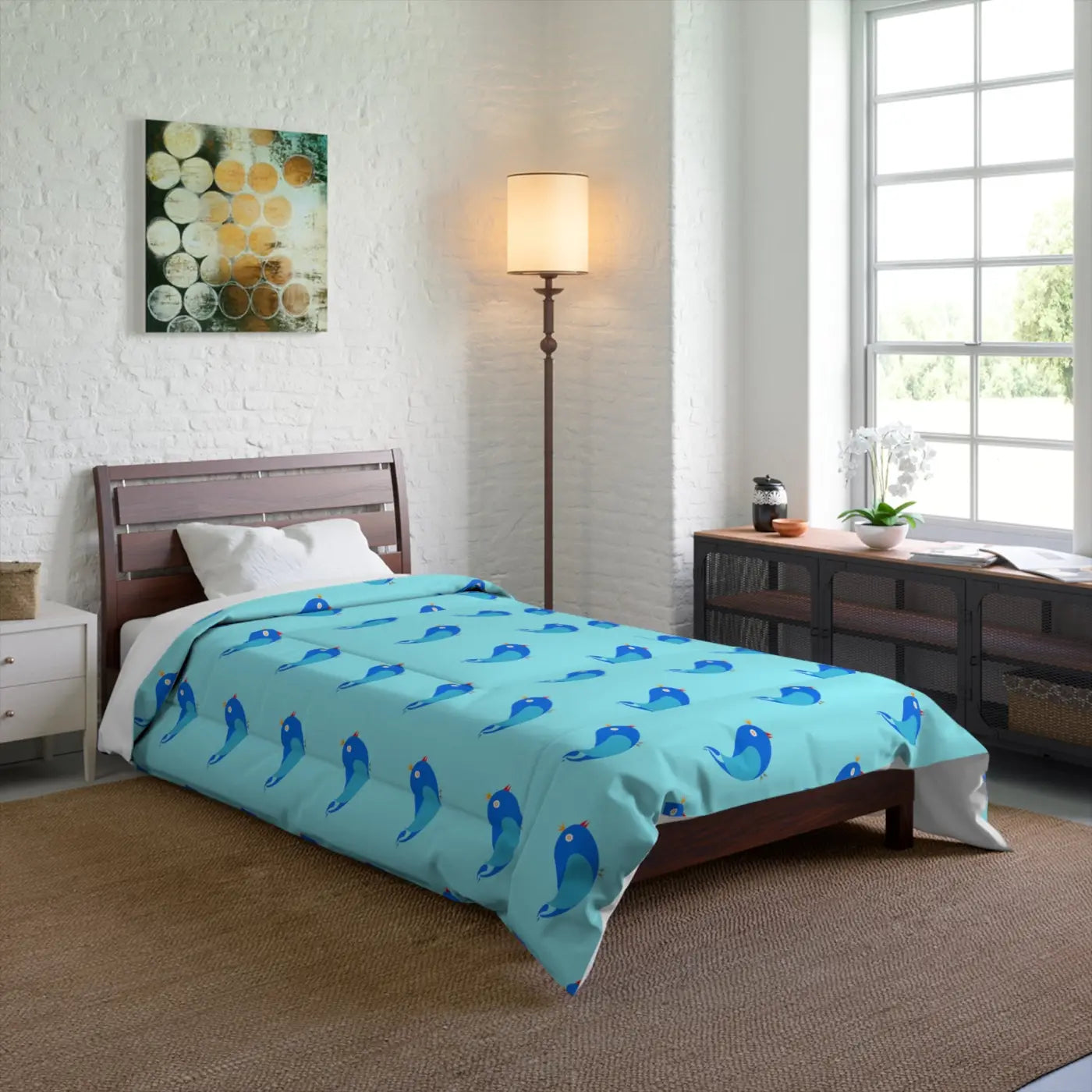 Blue Birds Quilt – Eco-friendly Women’s Clothing - Dipaliz