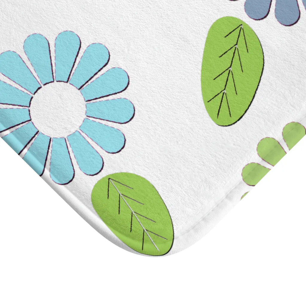 Colorful Flowers Bath Mat – Eco-friendly Gift - Dipaliz