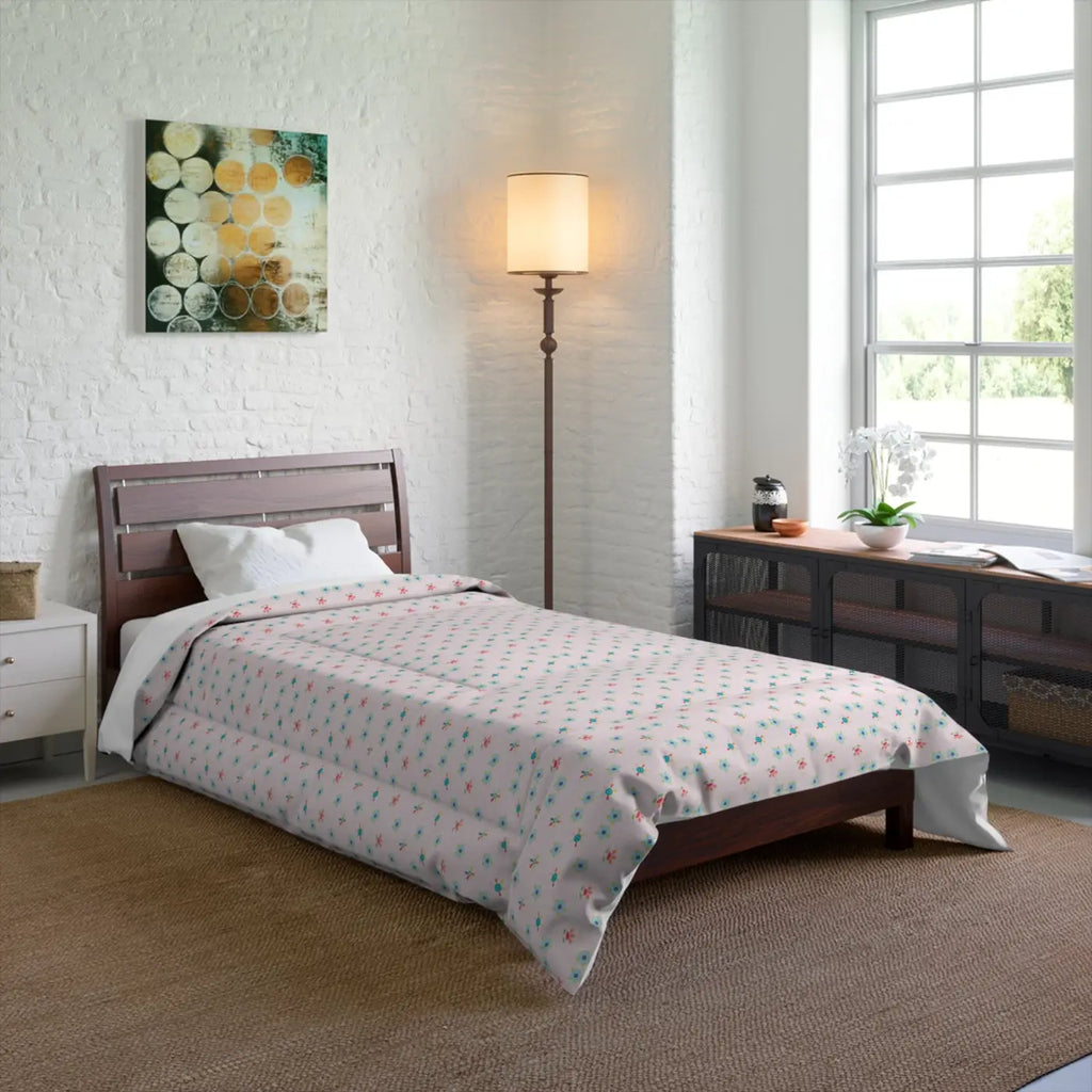 Floral Quilt Colorful Flowers – Eco Friendly - Dipaliz