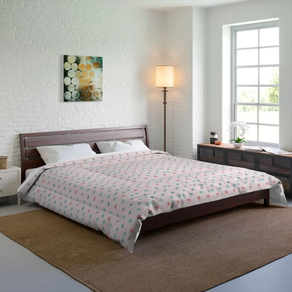 Floral Quilt Colorful Flowers – Eco Friendly - Dipaliz