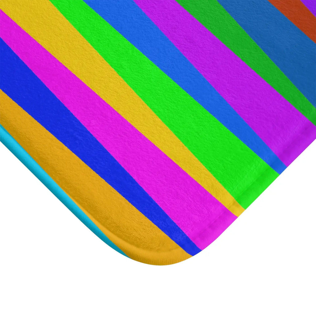 Colorful Stripes Bath Mat – Eco-friendly Gift - Dipaliz