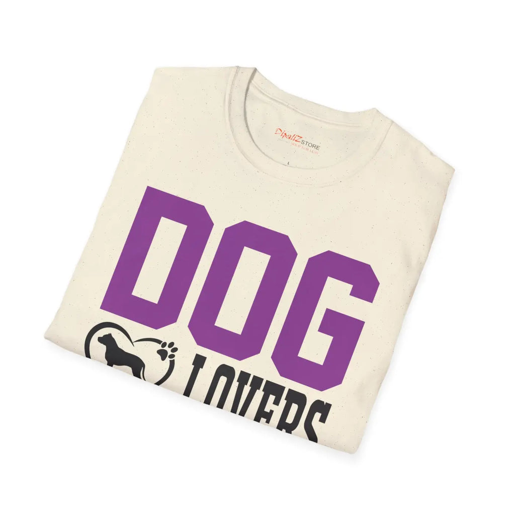 Dog Lovers T-shirt – Eco-friendly Cotton - Dipaliz