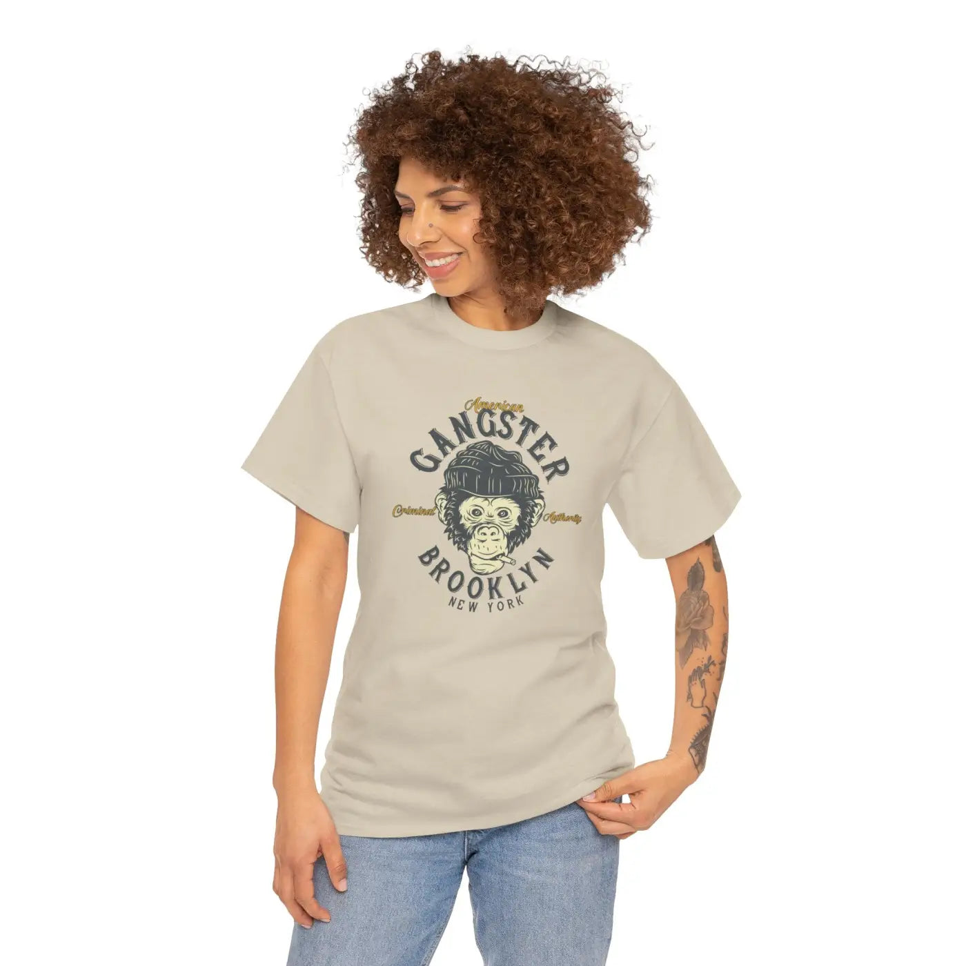 Gangster Brooklyn T-shirt – Eco-friendly Cotton - Dipaliz