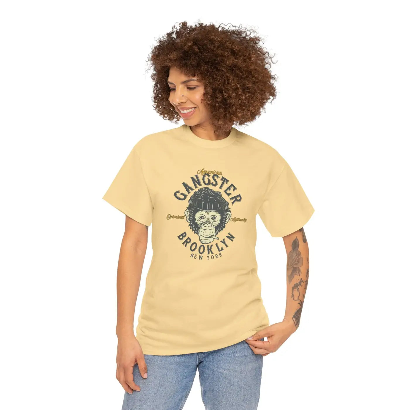 Gangster Brooklyn T-shirt – Eco-friendly Cotton - Dipaliz