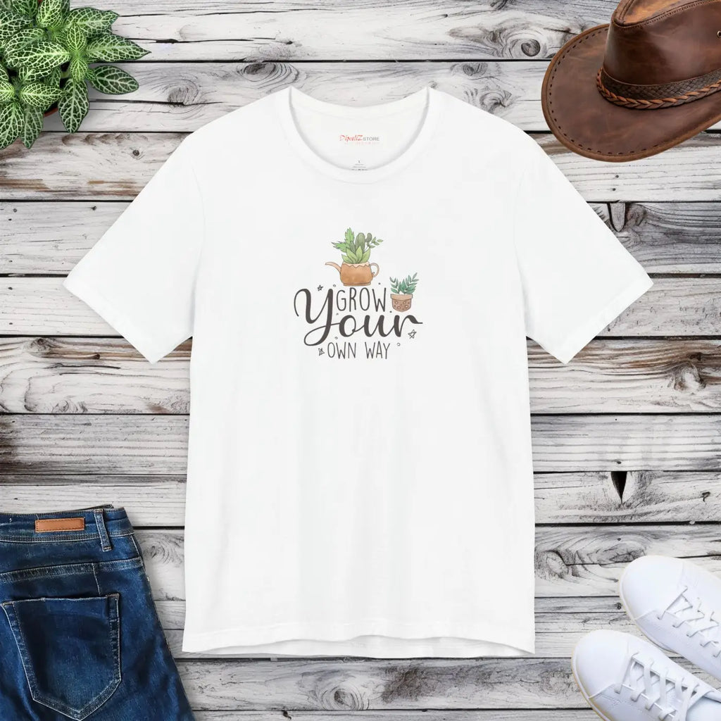 Grow your Own Way T-shirt – Eco-friendly Cotton - Dipaliz