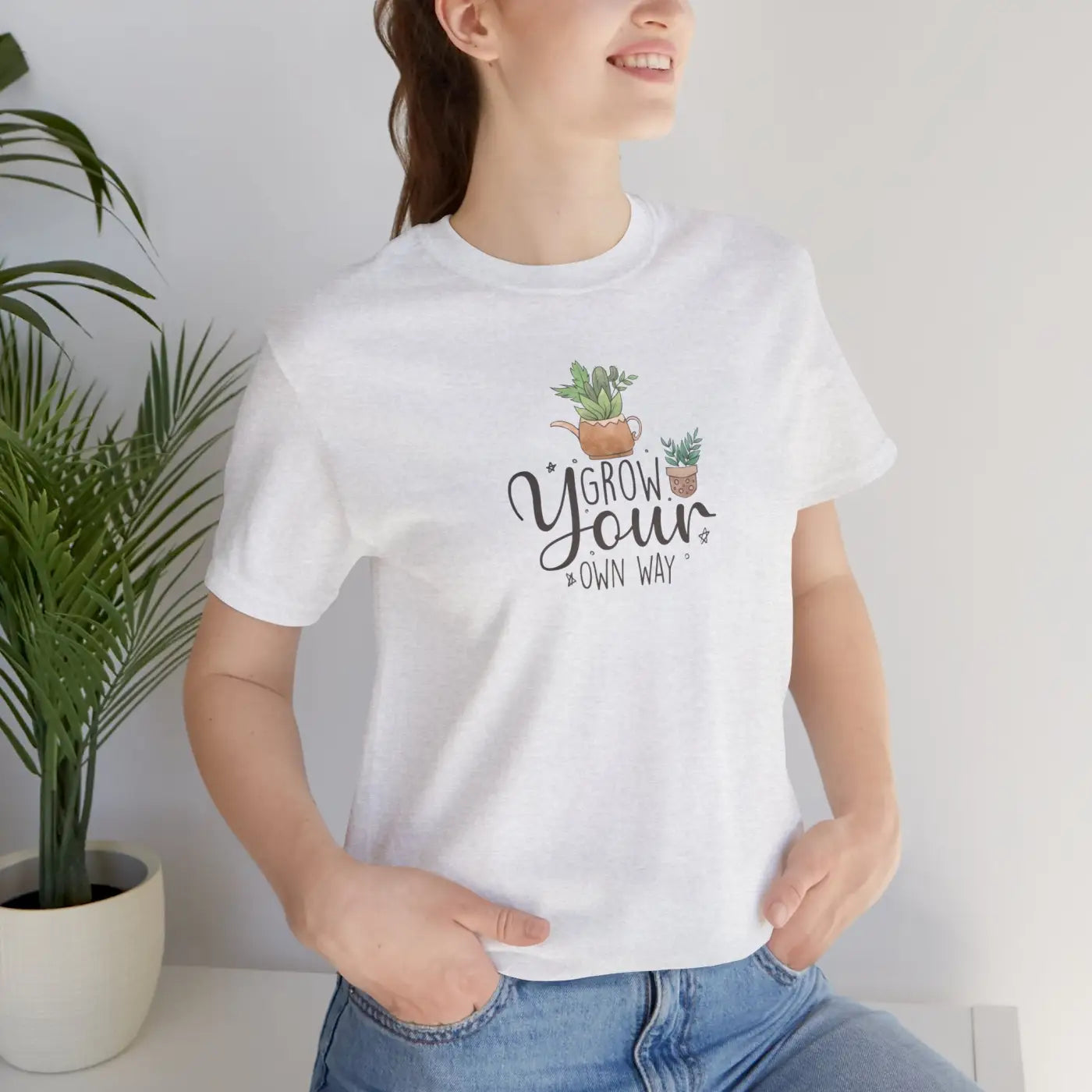 Grow your Own Way T-shirt – Eco-friendly Cotton - Dipaliz