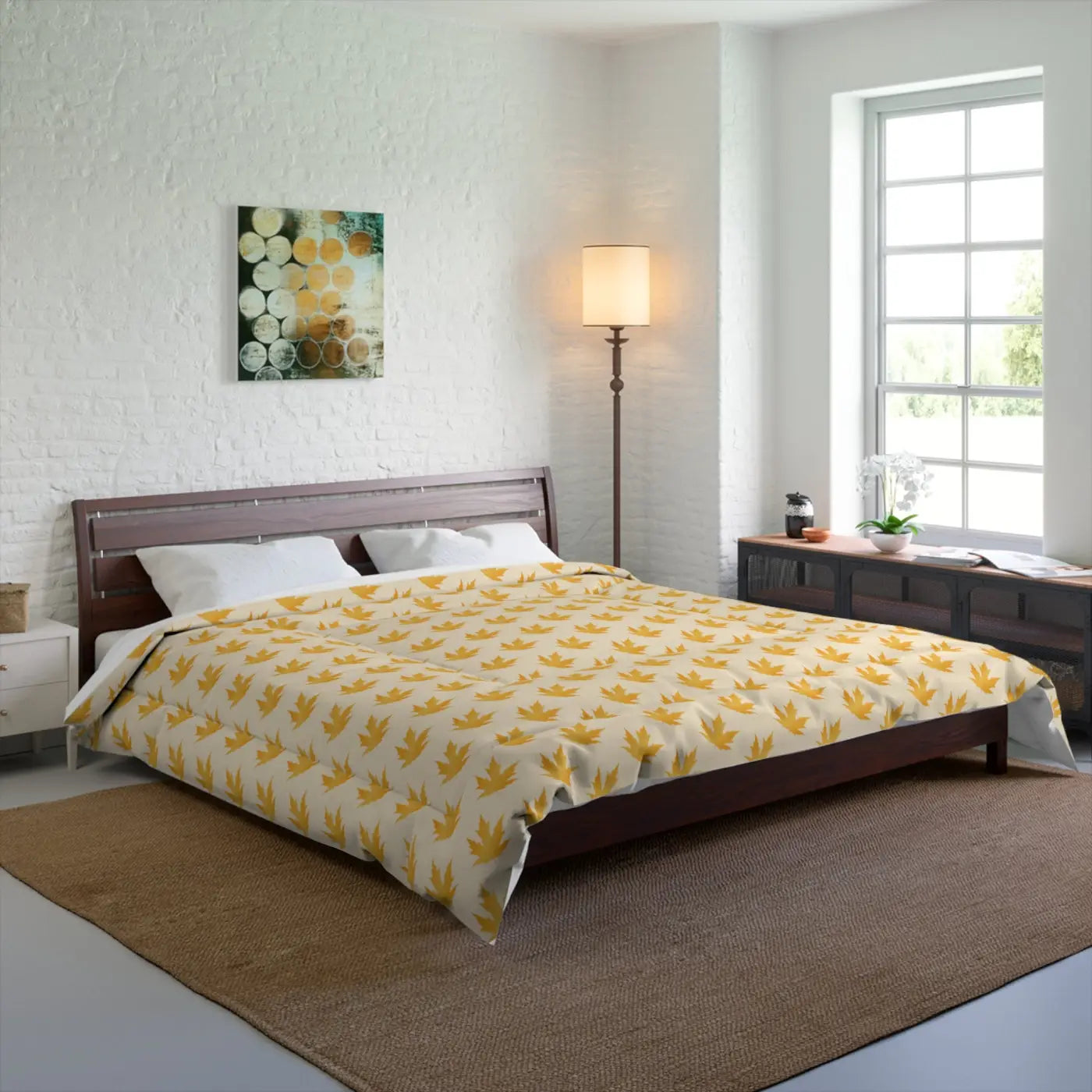 Maple Leaf Comforter – Eco-friendly Fall Bedding - Dipaliz