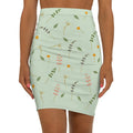 Simple Flower Pattern Mini Skirt – Eco-friendly - Dipaliz