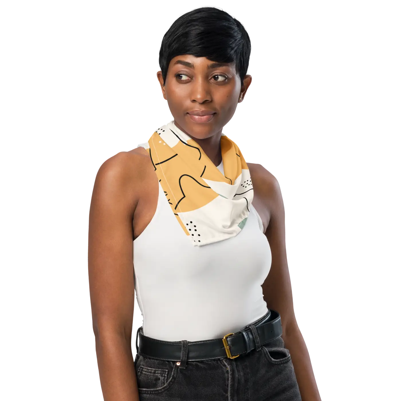 Lemon Print Bandana – Eco Friendly Fabric - Dipaliz