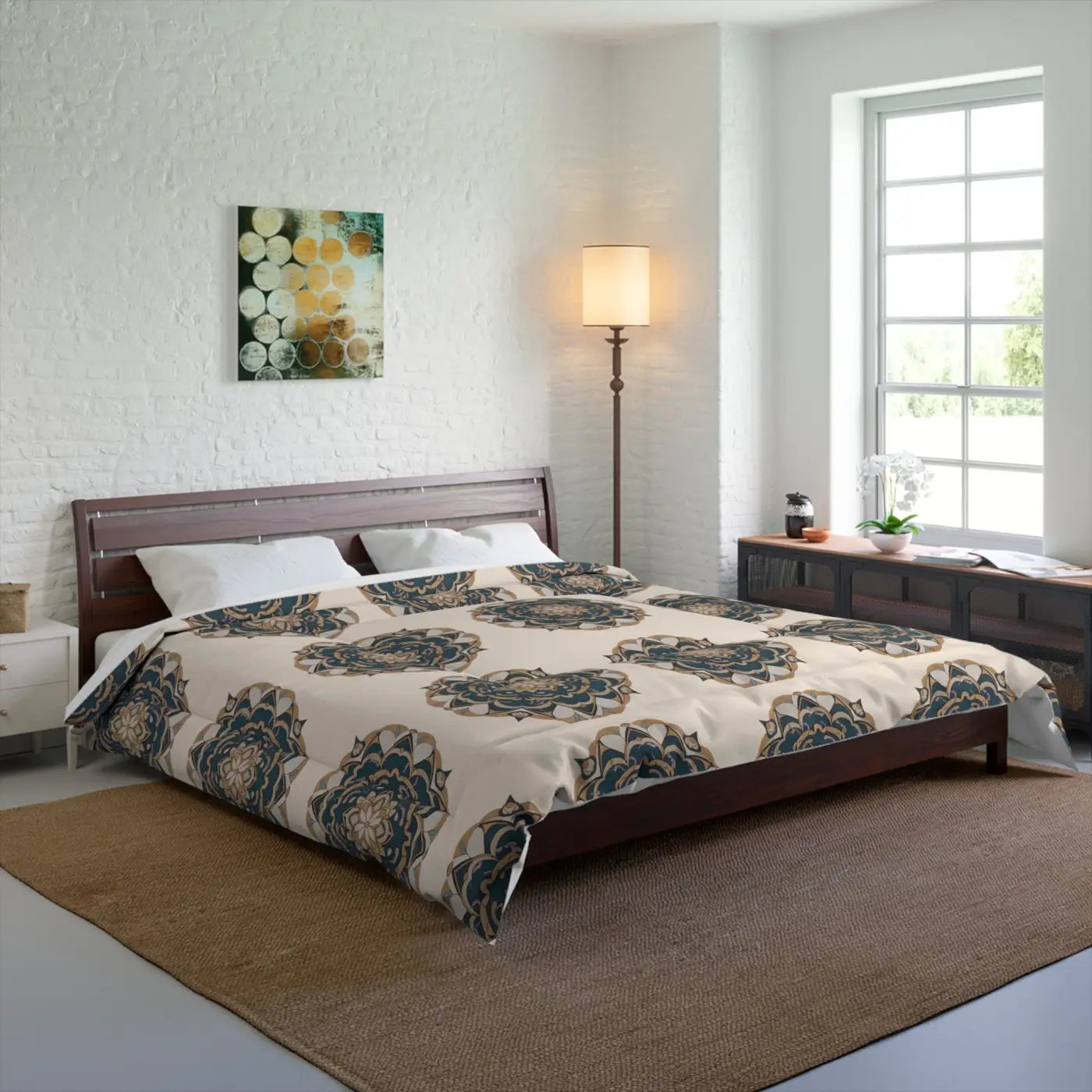 Mandal Pattern Polyester Comforter – Eco Friendly - Dipaliz