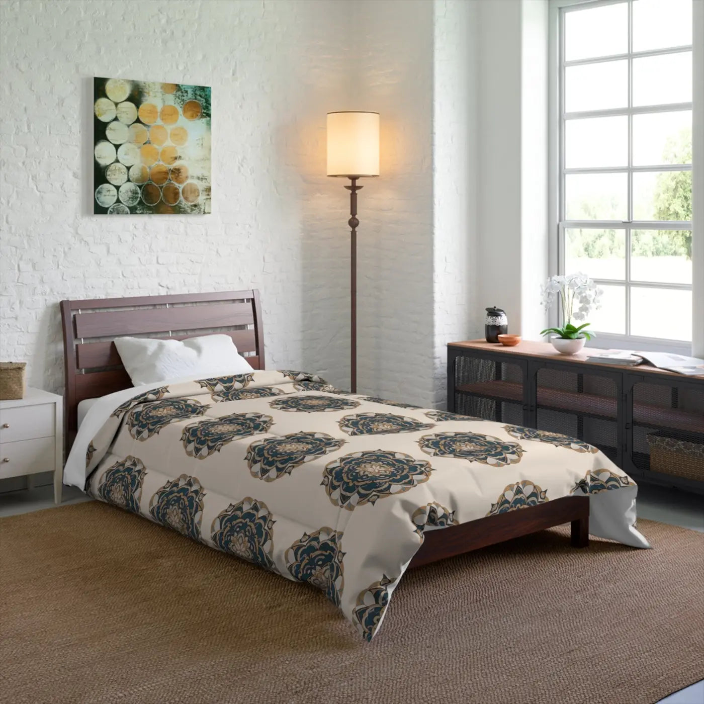 Mandal Pattern Polyester Comforter – Eco Friendly - Dipaliz