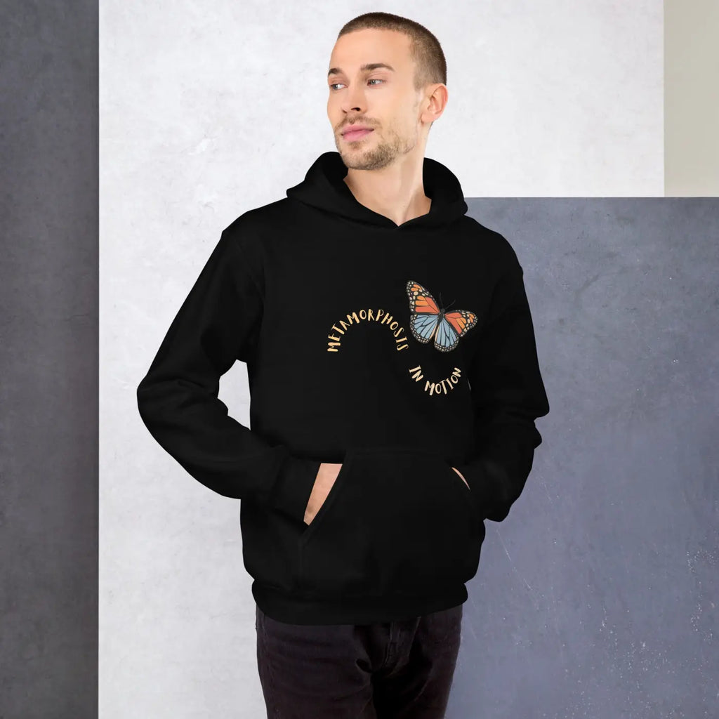 Butterfly Unisex Hoodie – Eco Friendly Cotton - Dipaliz