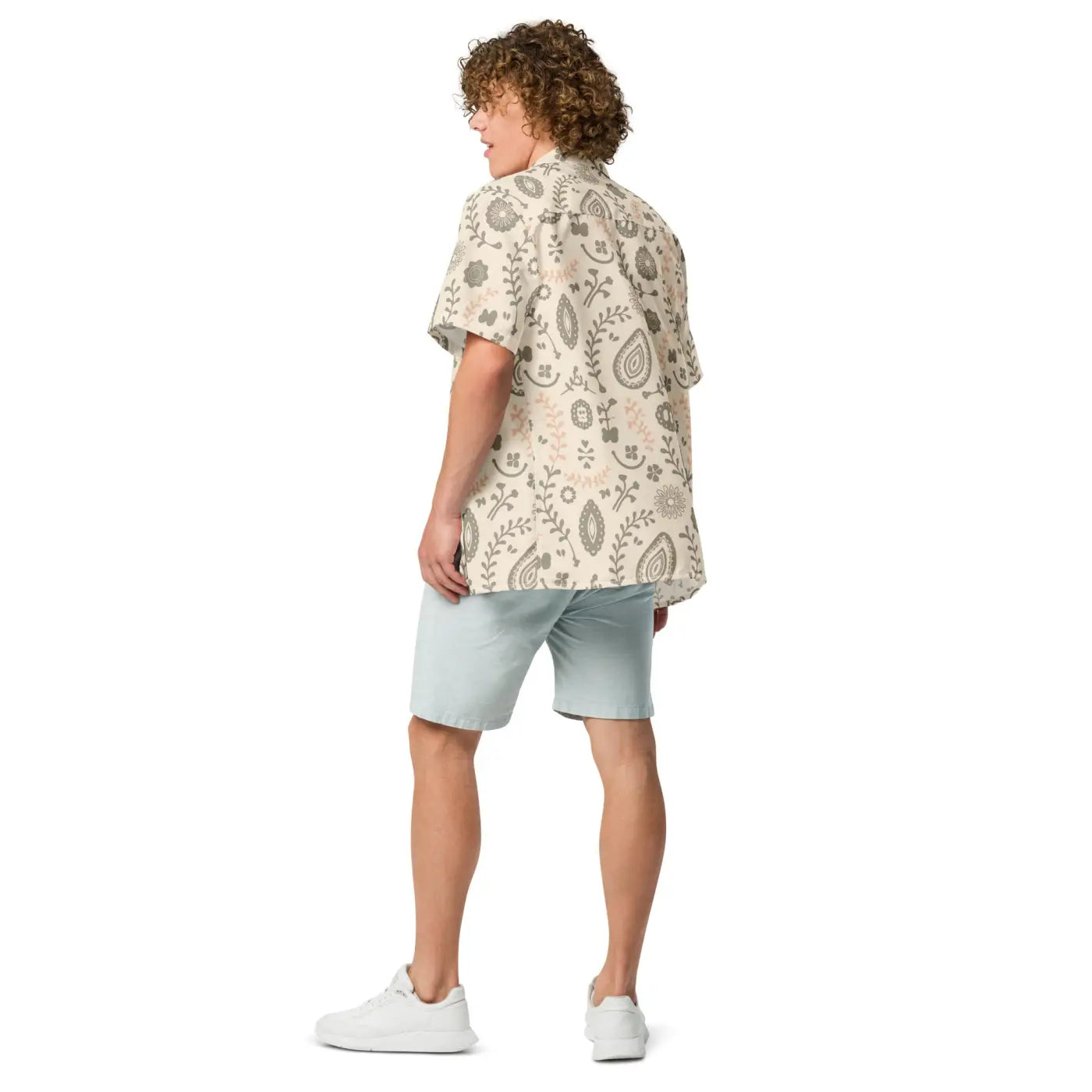 Nature Pattern Button Shirt – Eco Friendly - Dipaliz