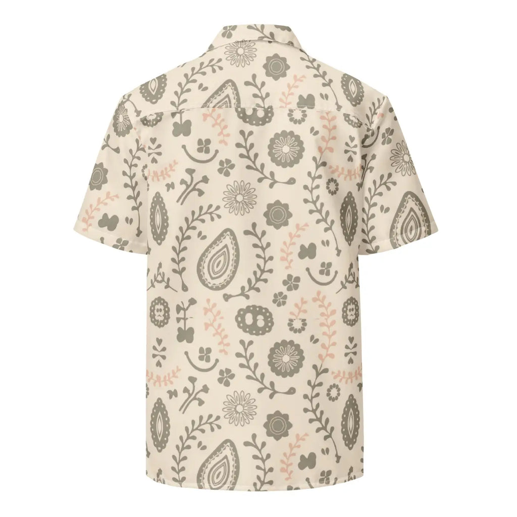 Nature Pattern Button Shirt – Eco Friendly - Dipaliz