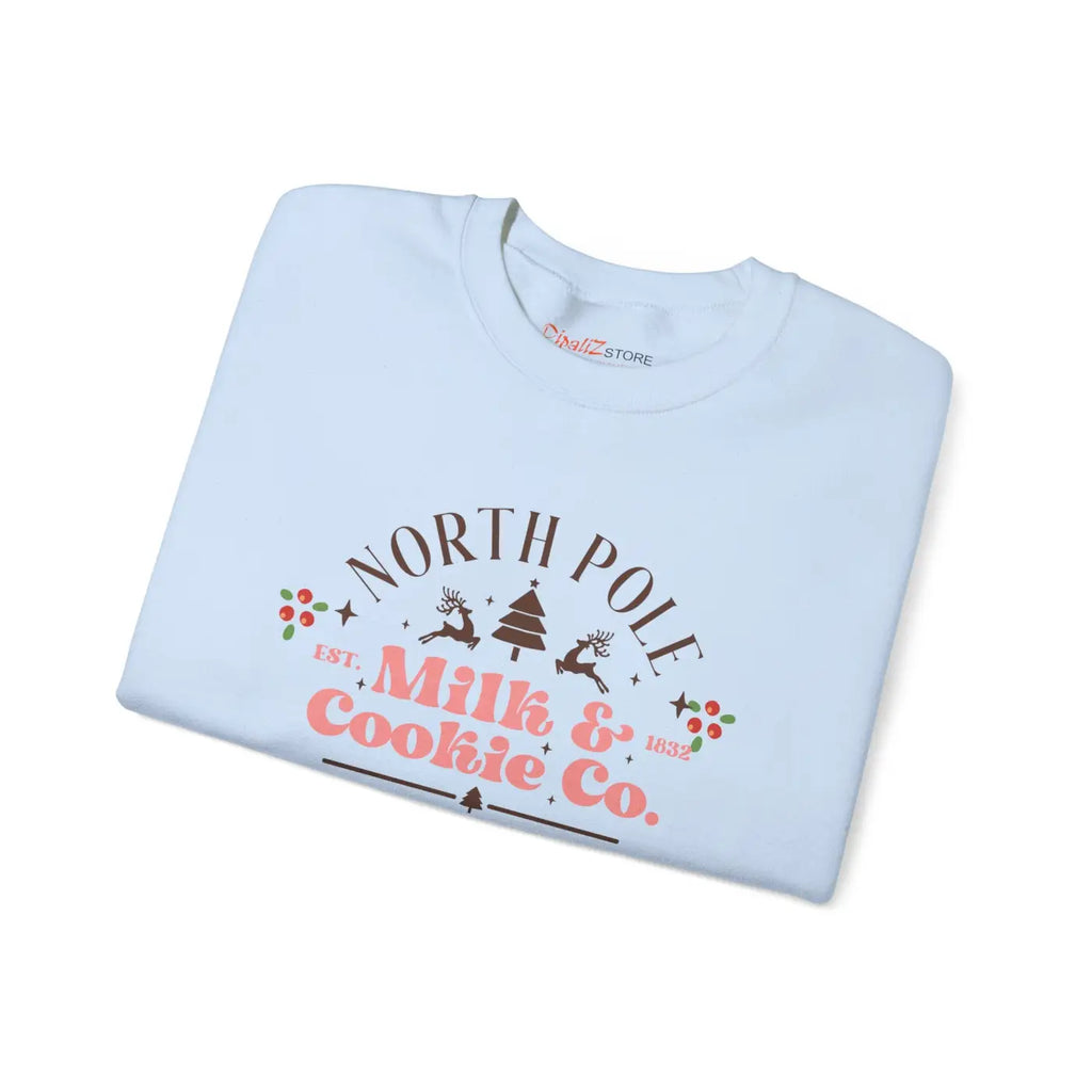North Pole Vibes Crewneck Sweatshirt – Eco-friendly - Dipaliz