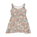 Pastel Floral Skater Dress – Eco Friendly – Dipaliz