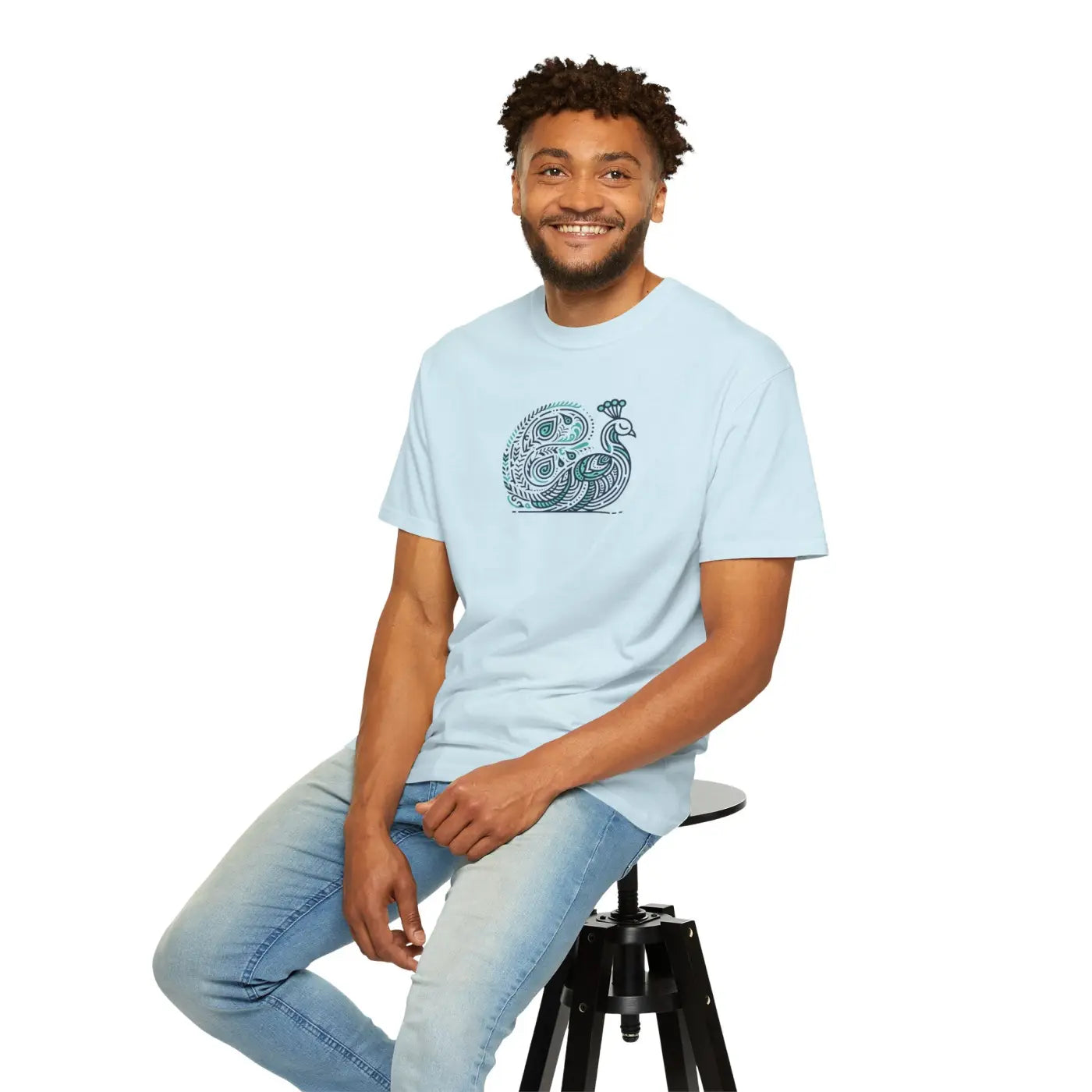 Peacock Tee – Eco-friendly Women’s Clothing - Dipaliz