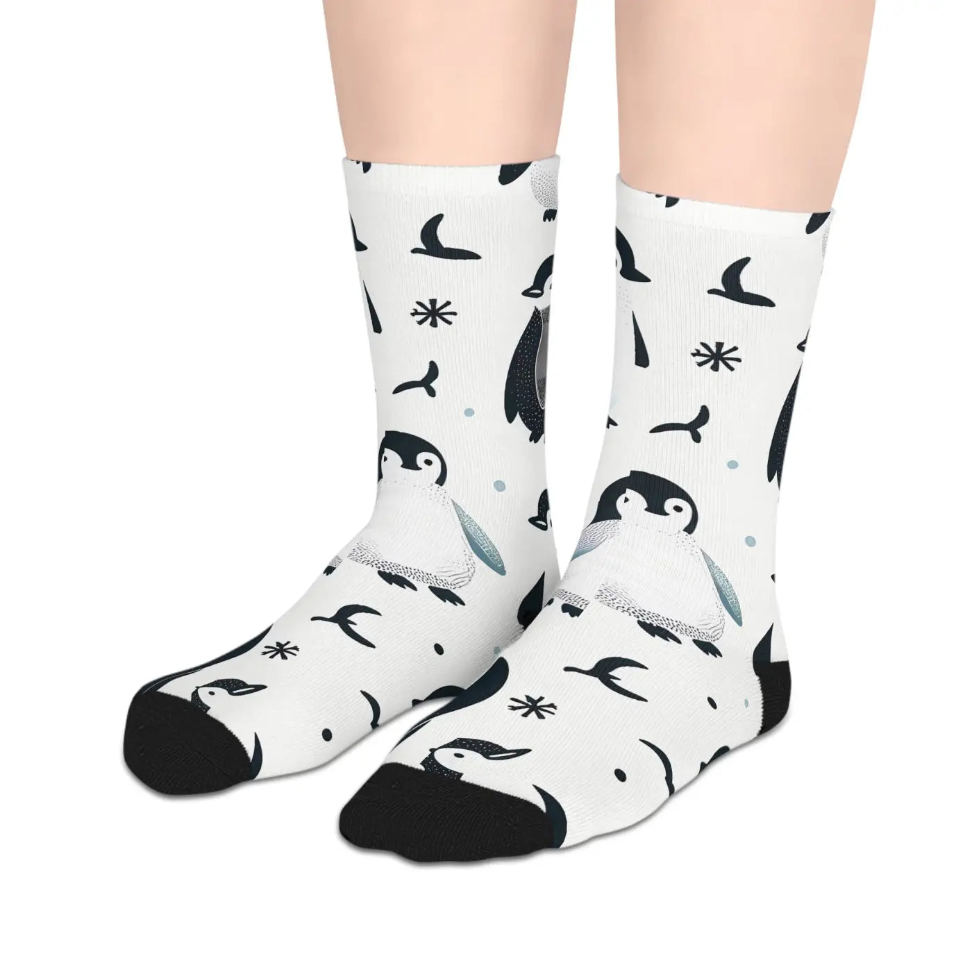 Vibrant Penguin Socks – Eco-friendly Gift - Dipaliz