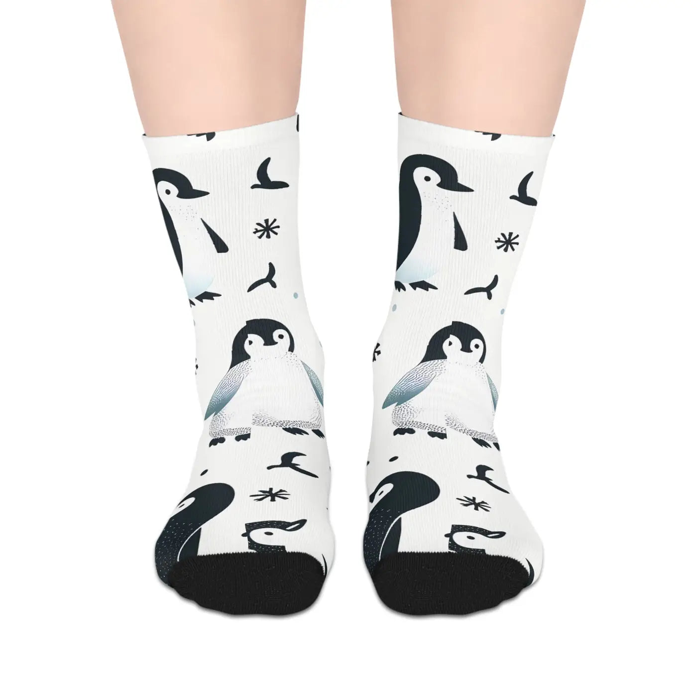Vibrant Penguin Socks – Eco-friendly Gift - Dipaliz