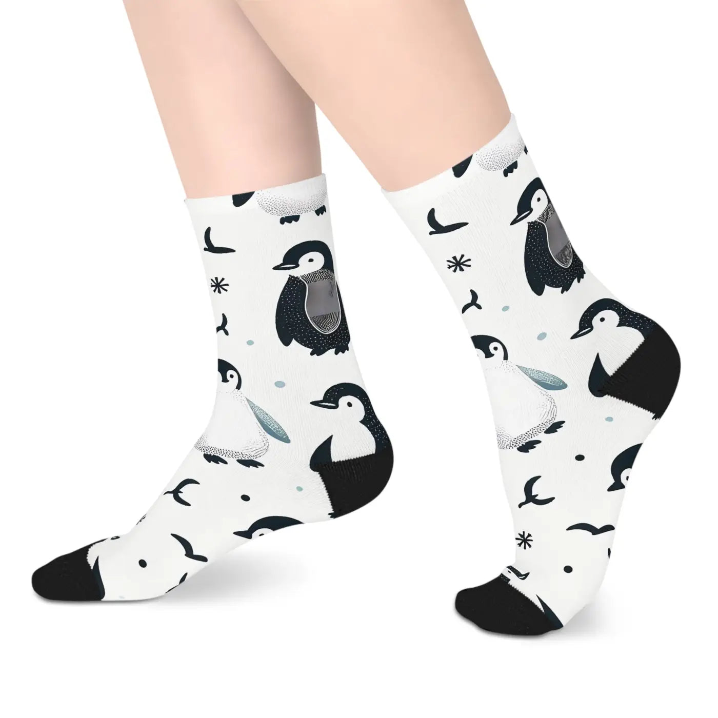 Vibrant Penguin Socks – Eco-friendly Gift - Dipaliz
