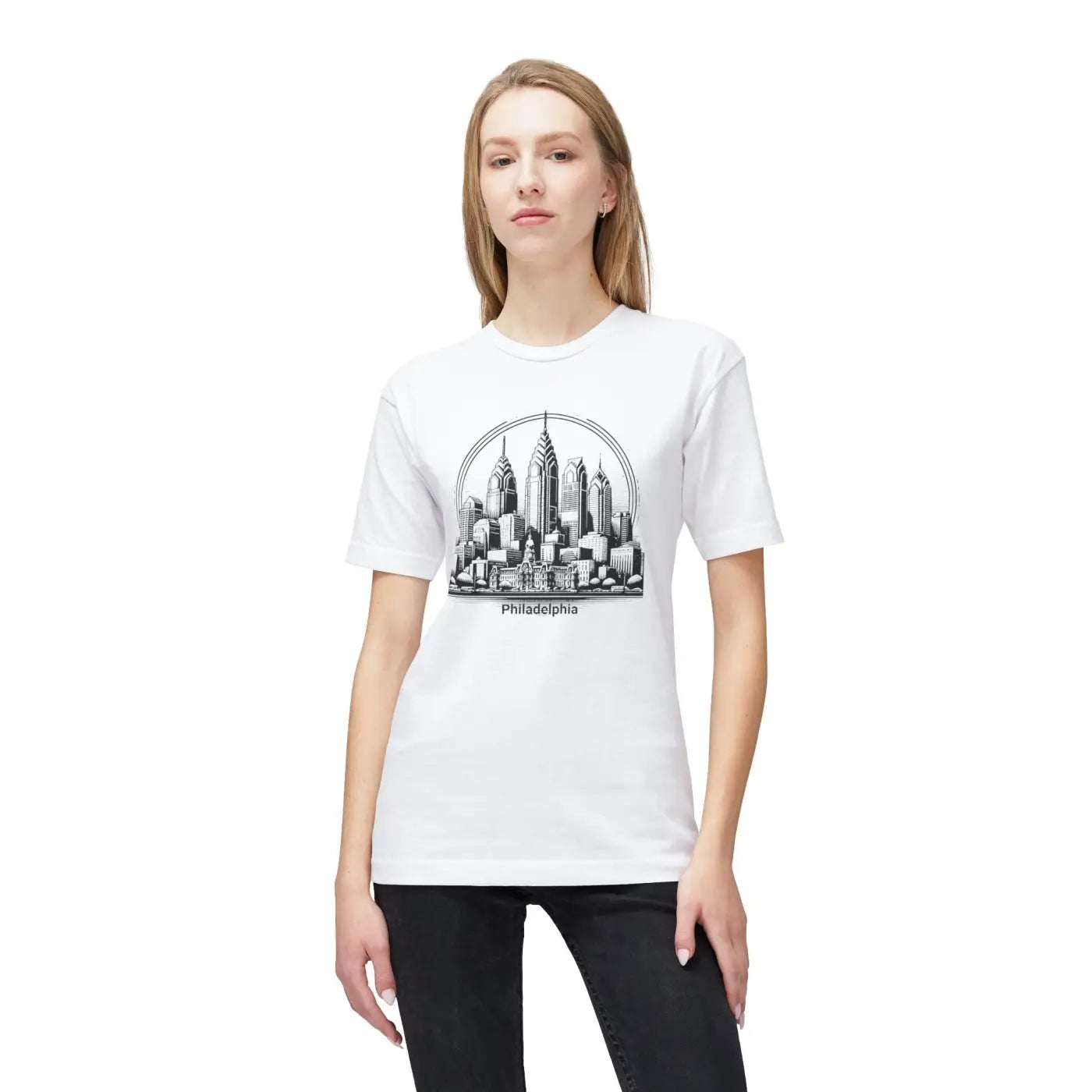 Philly Skyline Tee – Eco-friendly Women’s Clothing - Dipaliz