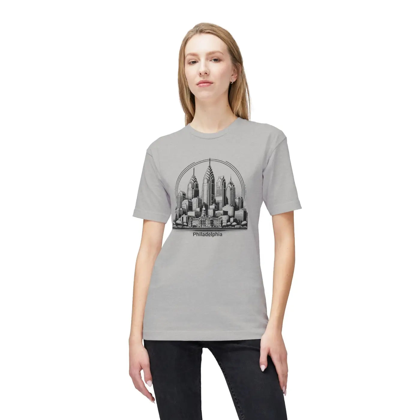 Philly Skyline Tee – Eco-friendly Women’s Clothing - Dipaliz