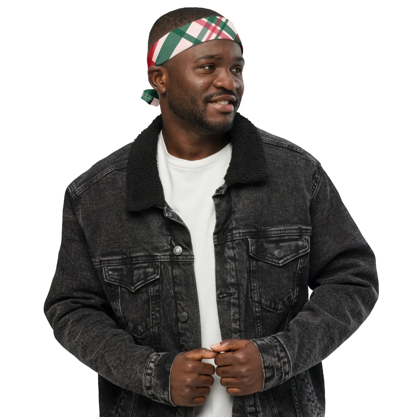 Red Striped Bandana – Eco-friendly Women’s Clothing - Dipaliz