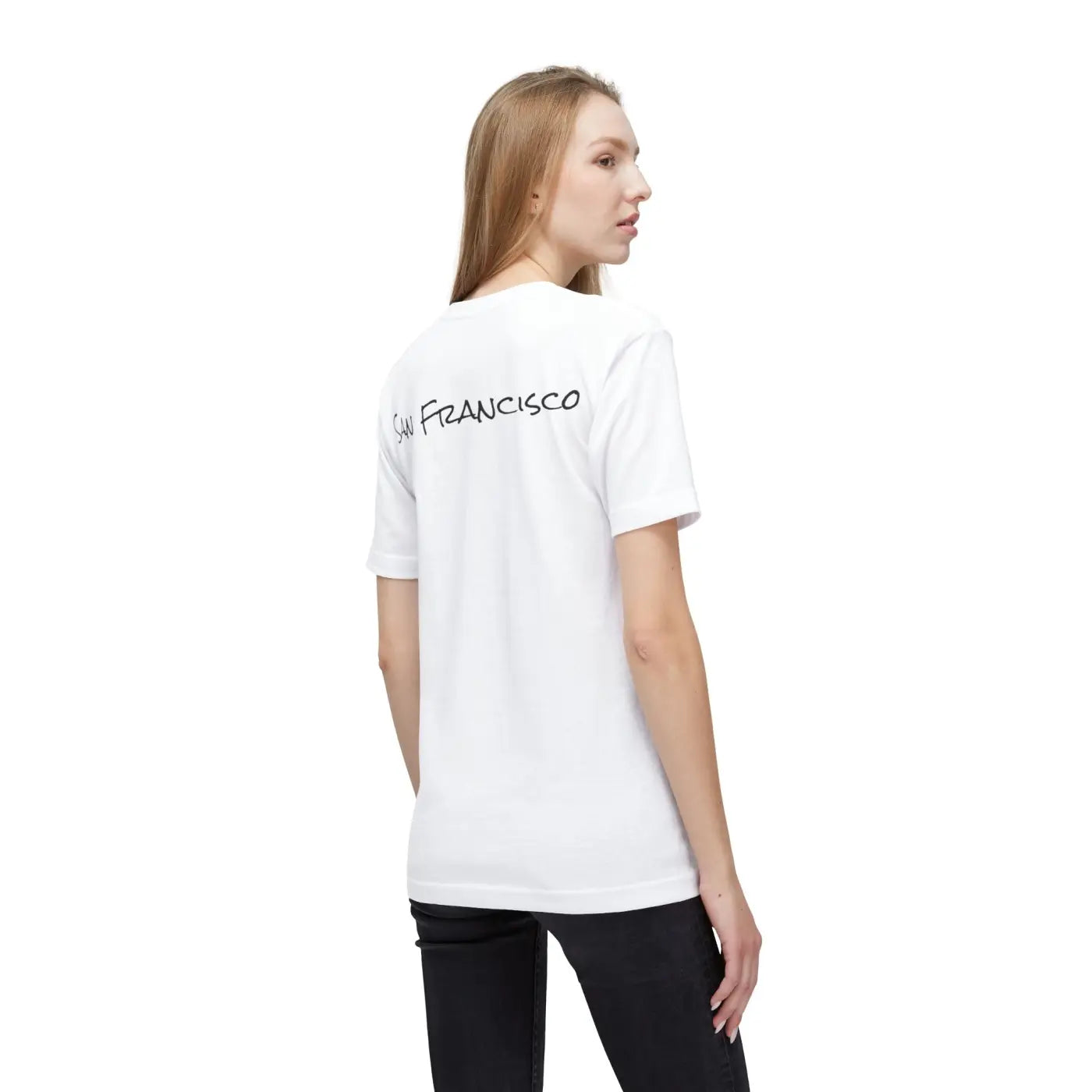 San Francisco City Skyline Cotton Tee - Eco-friendly - Dipaliz