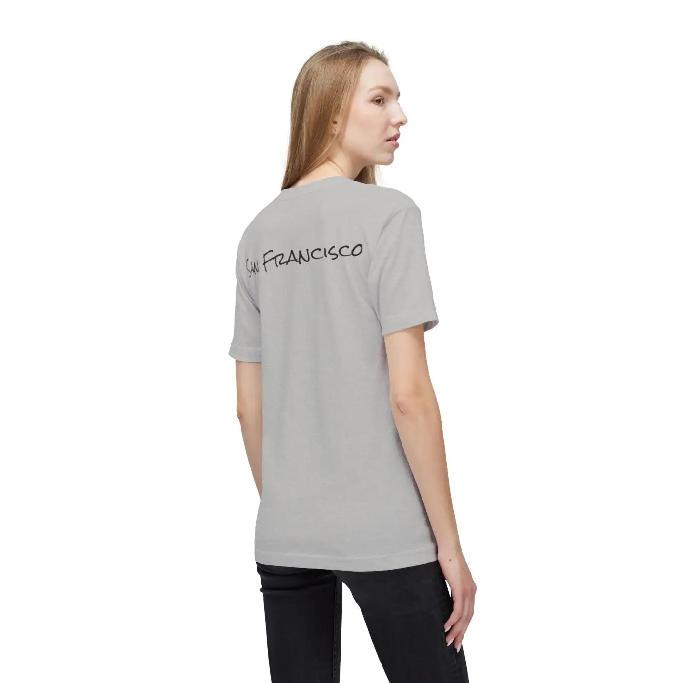 San Francisco City Skyline Cotton Tee - Eco-friendly - Dipaliz