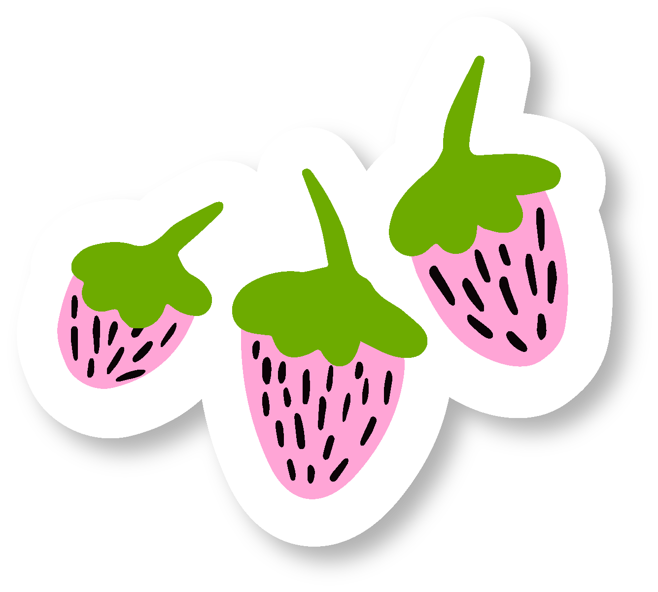 "Grow & Bloom" Assorted Hand-Drawn Adorable Individual Stickers (S, M, L)
