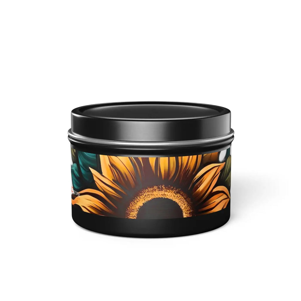 Sunflower Tin Candles – Eco-friendly Gifts - Dipaliz