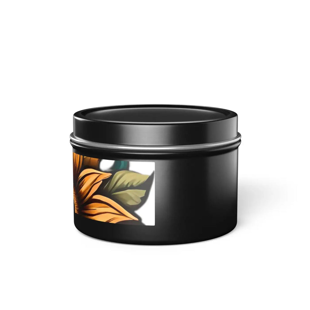 Sunflower Tin Candles – Eco-friendly Gifts - Dipaliz