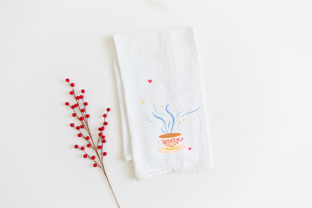 Build Your Own Custom Tea Time Gift Set with Honey and Two Teas + Tea Towel of Your Choice