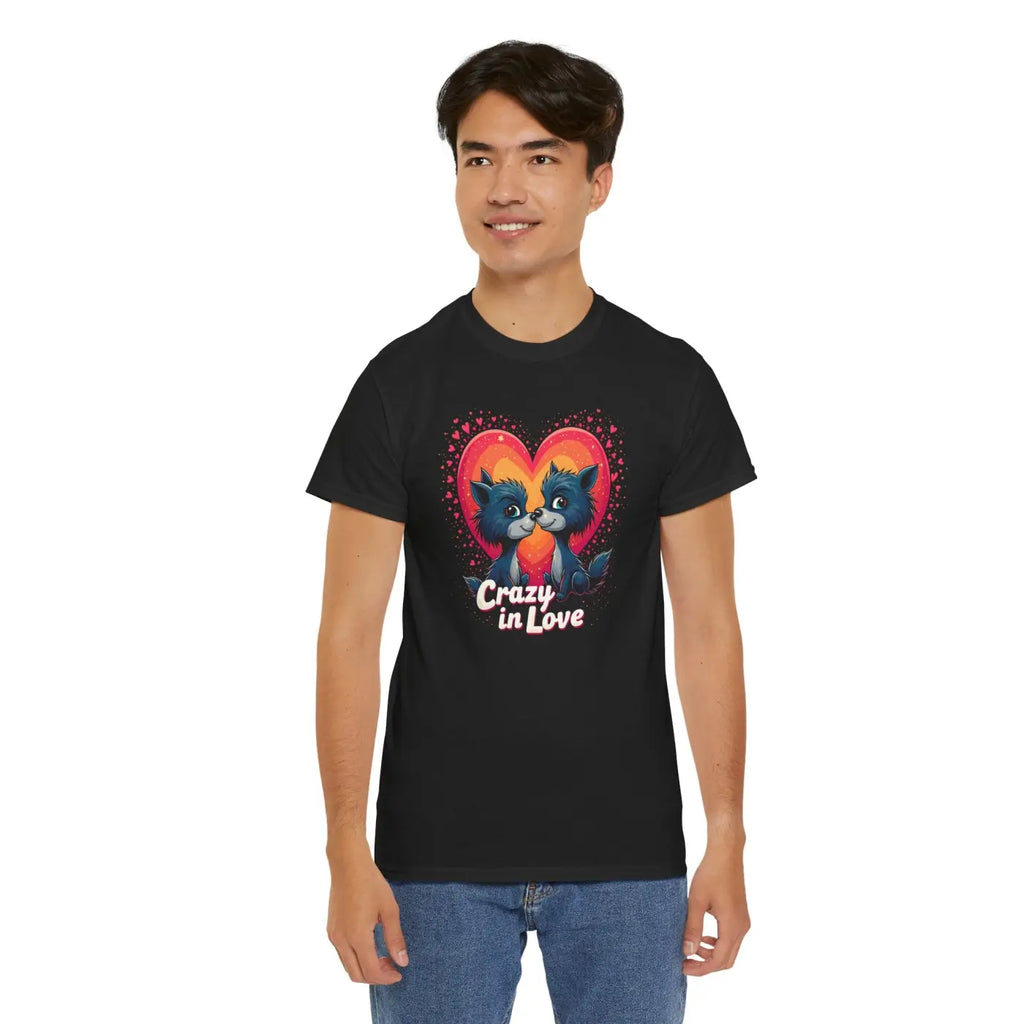 Crazy Love Wild Heavy Cotton Tee - Eco Friendly - Dipaliz