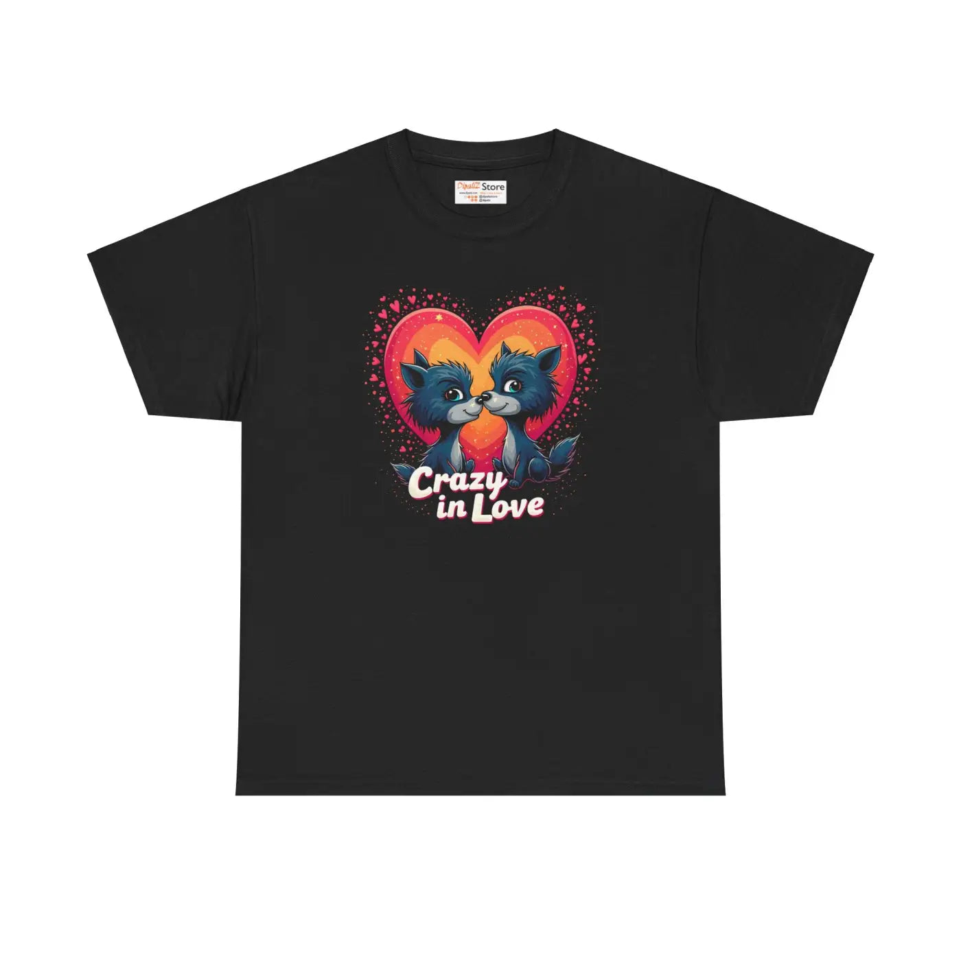Crazy Love Wild Heavy Cotton Tee - Eco Friendly - Dipaliz