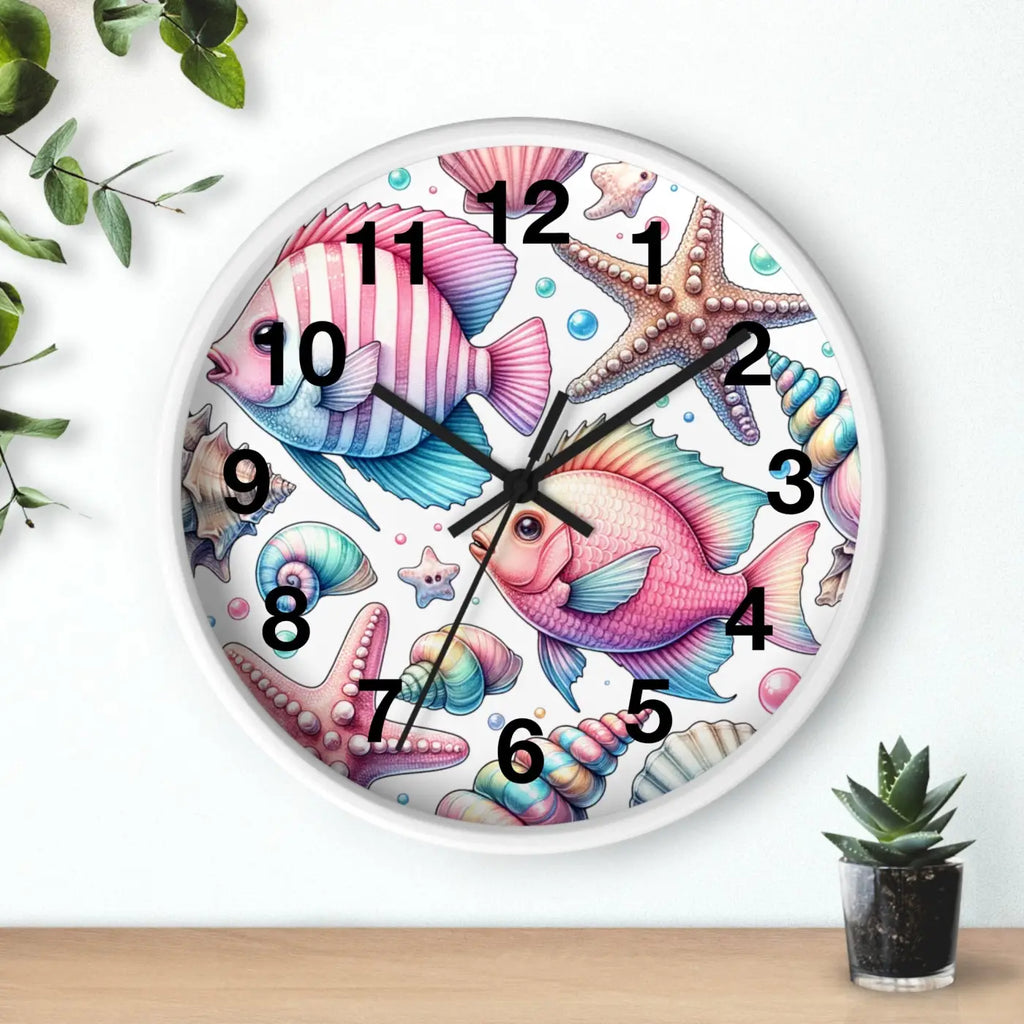 Fishes Wall Clock – Eco Friendly 12 Inch - Dipaliz