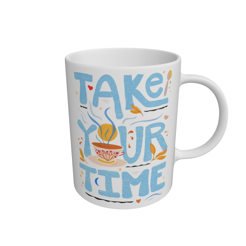 Take Your Time Eco-Friendly Mug (White 110z)
